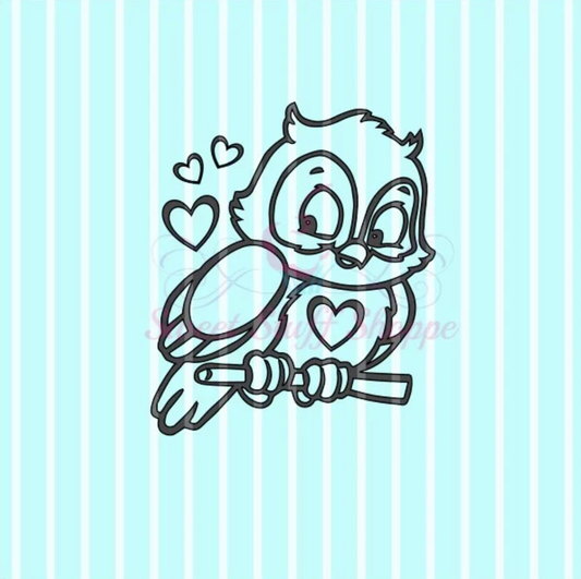CUTE Owl PYO, Silk Screen, Matching Cutter Available, Cookie Silk Screen, Silk Screen Cookie Stencil, Cookie Stencil, Custom Silk Screen