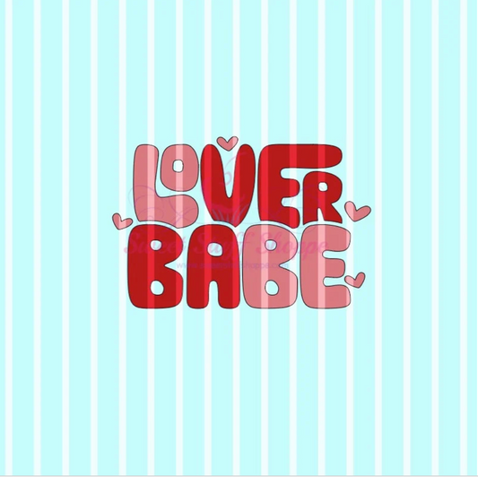 LOVER BABE, Cookie Silk Screen, Silk Screen Cookie Stencil, Mesh Stencil, Cookie Stencil, Custom Silk Screen