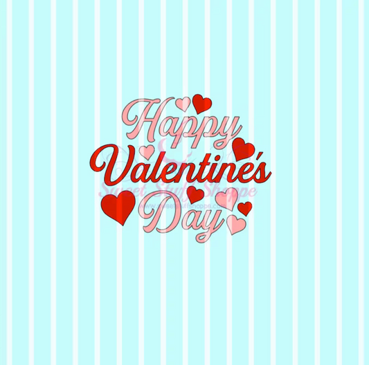 HAPPY VALENTINES DAY, Cookie Silk Screen, Silk Screen Cookie Stencil, Mesh Stencil, Cookie Stencil, Custom Silk Screen