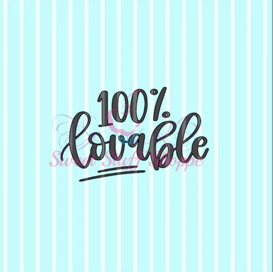 LOVABLE 100%, Silk Screen, Cookie Silk Screen, Silk Screen Cookie Stencil, Mesh Stencil, Cookie Stencil, Custom Silk Screen