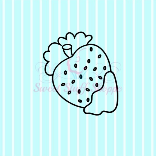 STRAWBERRY PYO, Silk Screen, Cookie Silk Screen, Silk Screen Cookie Stencil, Mesh Stencil, Cookie Stencil, Custom Silk Screen