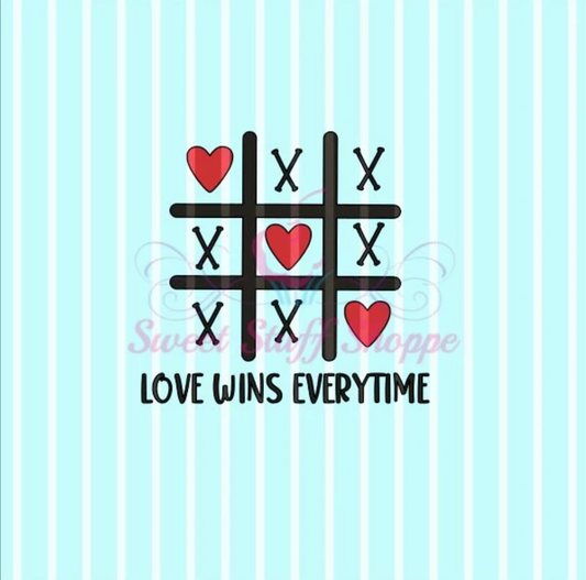 LOVE WINS EVERYTIME, Silk Screen, Cookie Silk Screen, Silk Screen Cookie Stencil, Mesh Stencil, Cookie Stencil, Custom Silk Screen