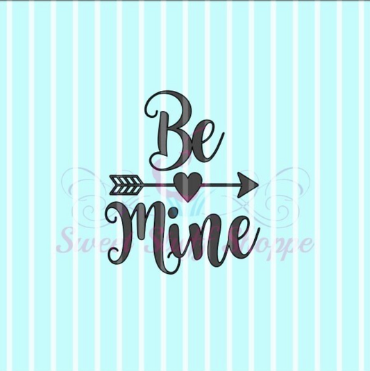 BE MINE Silk Screen, Cookie Silk Screen Silk Screen Cookie Stencil, Mesh Stencil, Cookie Stencil, Custom Silk Screen