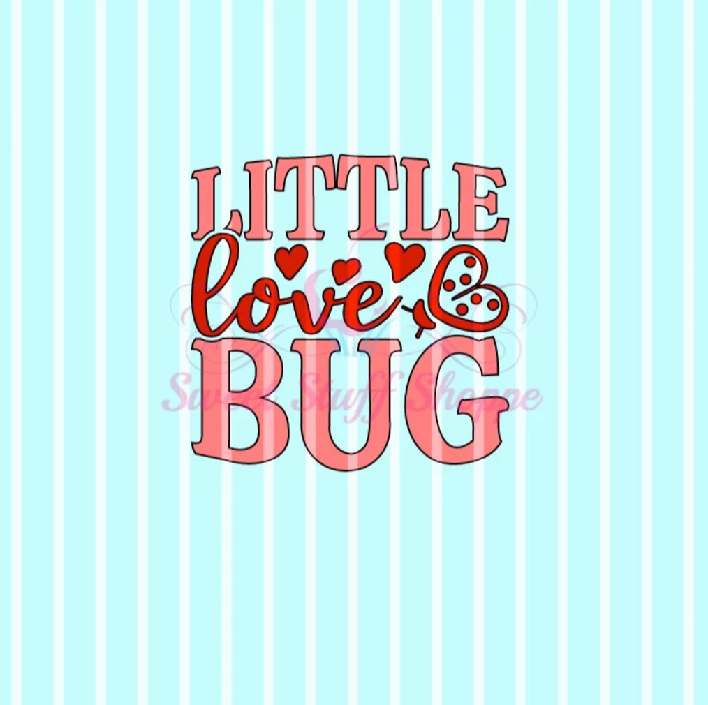 LITTLE LOVE BUG, Silk Screen, Cookie Silk Screen, Silk Screen Cookie Stencil, Mesh Stencil, Cookie Stencil, Custom Silk Screen