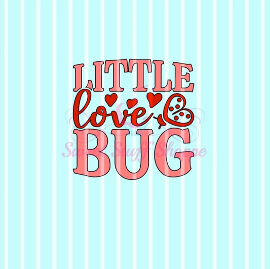 LITTLE LOVE BUG, Silk Screen, Cookie Silk Screen, Silk Screen Cookie Stencil, Mesh Stencil, Cookie Stencil, Custom Silk Screen