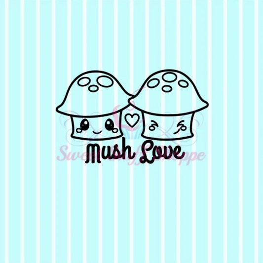 VALENTINE Mush LOVE PYO, Silk Screen, Cookie Silk Screen, Silk Screen Cookie Stencil, Mesh Stencil, Cookie Stencil,