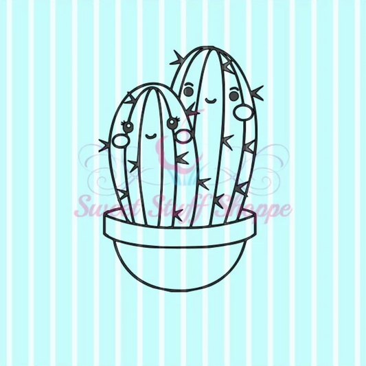 CACTUS LOVE PYO Silk Screen, Cookie Silk Screen, Silk Screen Cookie Stencil, Mesh Stencil, Cookie Stencil, Custom Silk Screen