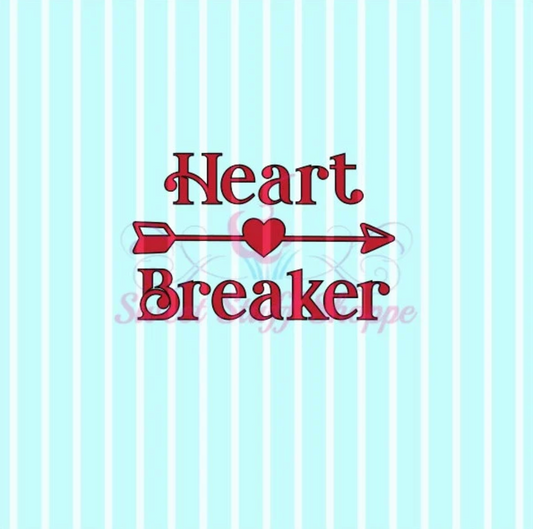HEART BREAKER, Silk Screen, Cookie Silk Screen, Silk Screen Cookie Stencil, Mesh Stencil, Cookie Stencil, Custom Silk Screen