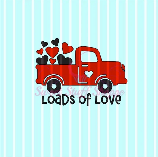 LOADS OF LOVE, Silk Screen, Cookie Silk Screen, Silk Screen Cookie Stencil, Mesh Stencil, Cookie Stencil, Custom Silk Screen