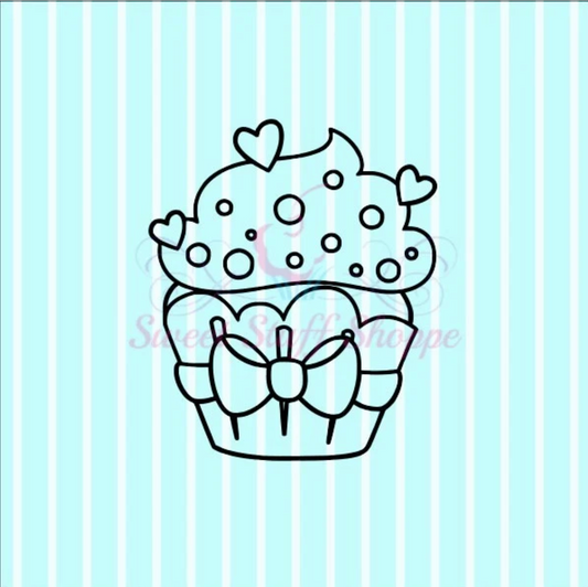 CUPCAKE LOVE PYO, Silk Screen, Cookie Silk Screen, Silk Screen Cookie Stencil, Mesh Stencil, Cookie Stencil, Custom Silk Screen