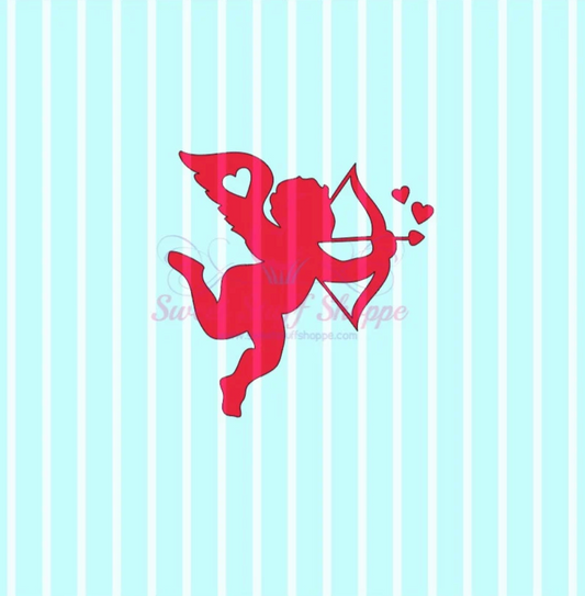 CUPID, Cookie Silk Screen, Silk Screen Cookie Stencil, Mesh Stencil, Cookie Stencil, Custom Silk Screen